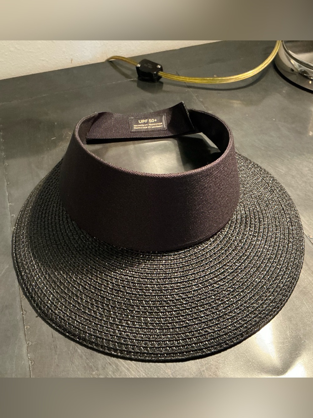 ‼️NWOT Eric Javits Squishee® Champ' Custom Fit Visor in Black